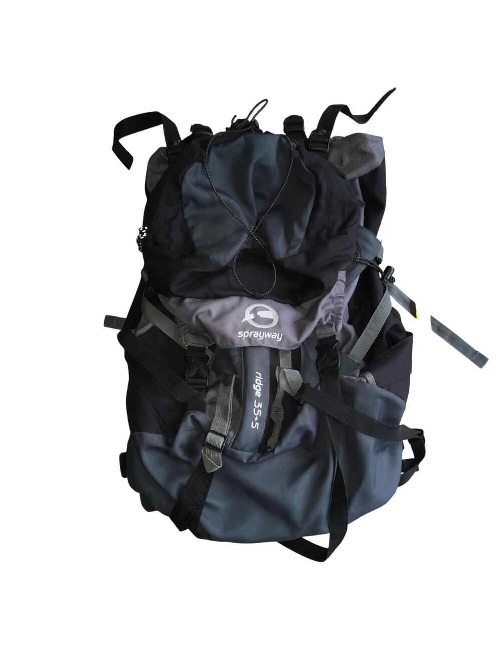 Sprayway Ridge 35+5 Hiking Backpack Day Pack Rucksack Grey Black Camping Outdoor